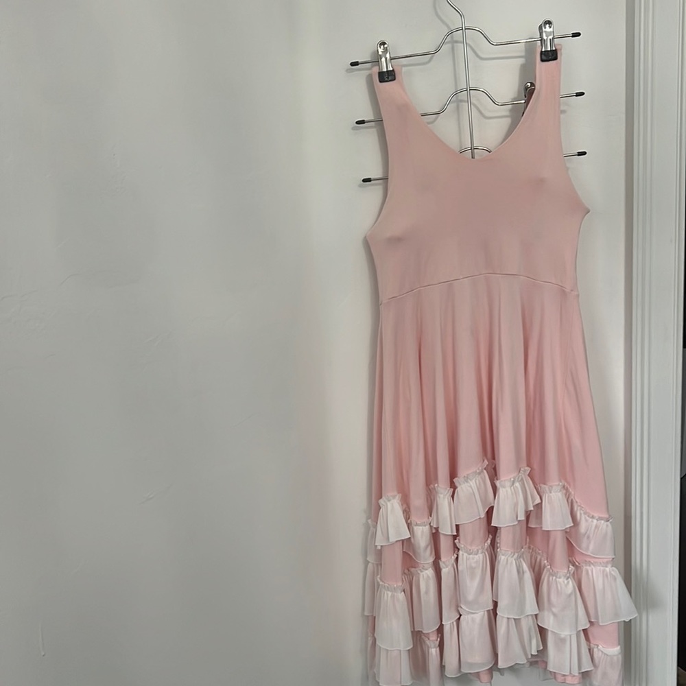 COPY - Pink and white beach dresses casual beach dresses size 7 each $10